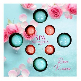 Spa Moments fürdőbomba szett – rose kisses 4x30g, 4x20g