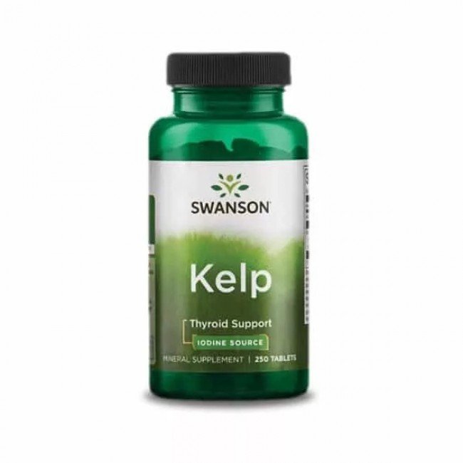 Swanson Kelp (Szerves Jód) tabletta 224mcg 250db
