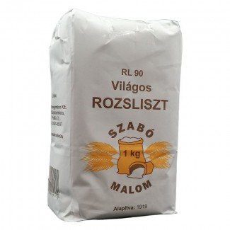 Szabó malom világos rozsliszt rl-90 1000g