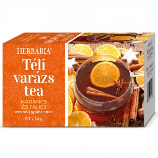 Herbária Téli varázs narancs és fahéj ízű gyümölcs tea 20filter