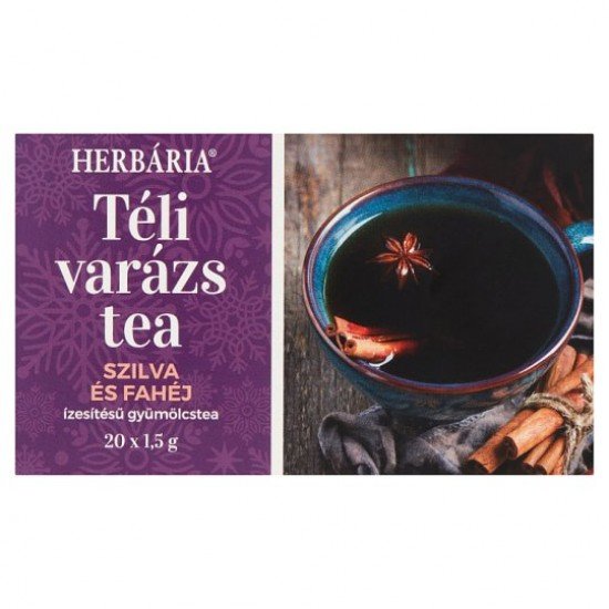 Herbária Téli varázs tea szilva-fahéj 20filter