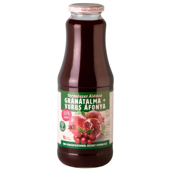 Természet Áldása gránátalma vörösáfonya 100% gyümölcslé 1000ml