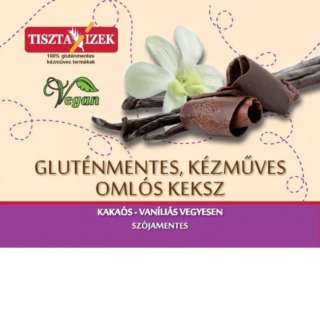 Tiszta ízek kókuszos keksz 180g Tiszta ízek kókuszos keksz 180g
