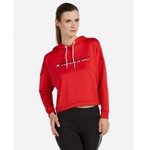 Tommy Hilfiger Sport női kapucnis pulóver S10S100093 600 piros Tommy Hilfiger Sport női kapucnis pulóver S10S100093 600 piros