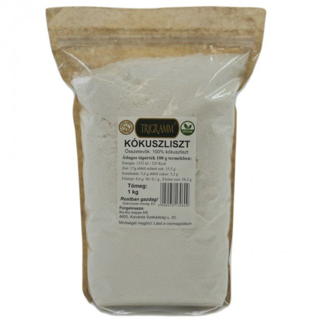 Trigramm kókuszliszt 1000g
