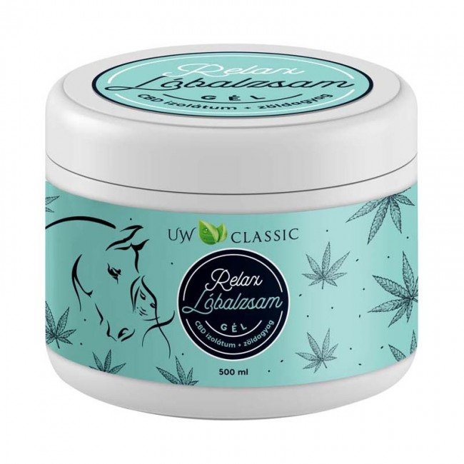 UW classic lóbalzsam cbd és zöldagyaggal 500ml