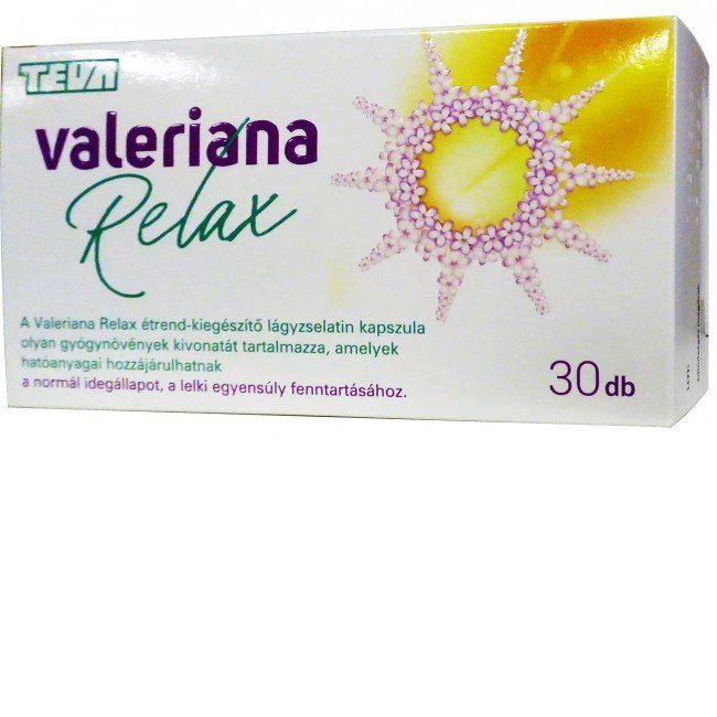 Valeriana relax kapszula 30db Valeriana relax kapszula 30db