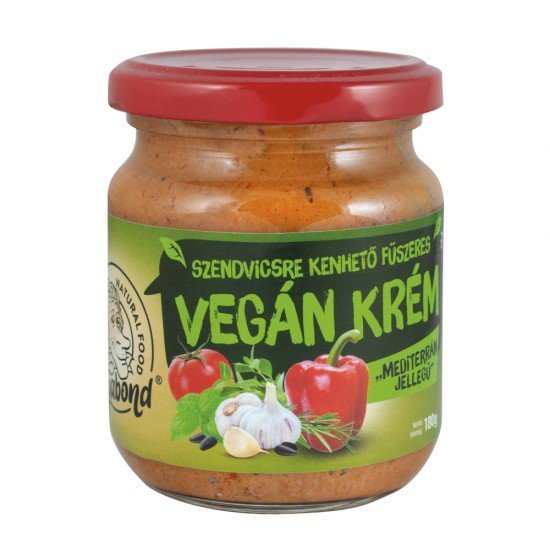 Vegabond vegán krém mediterrán jellegű 180g