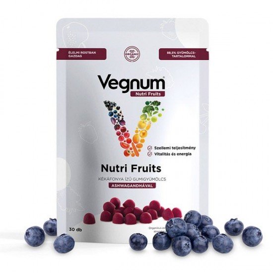 Vegnum nutrifruits ashwagandhával 30db