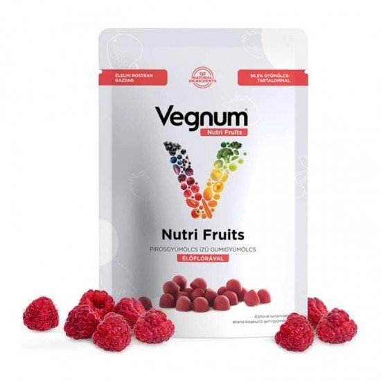 Vegnum nutrifruits élőflórával pirosgyümölcs 30db