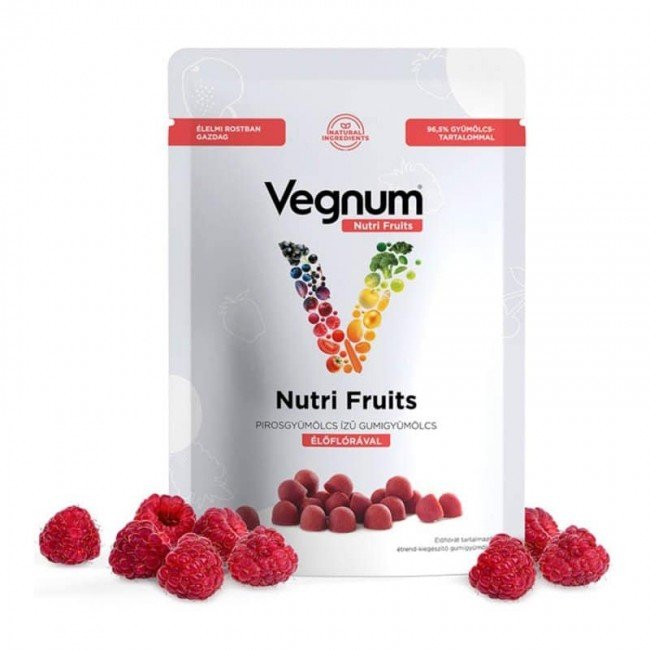 Vegnum nutrifruits élőflórával pirosgyümölcs 30db