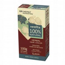 Venita 100% natural gyógynövényes hajfesték 4.4 gesztenye barna 100g