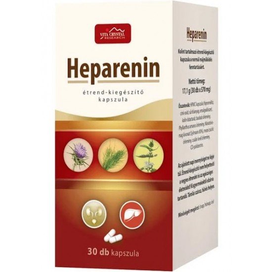 Vita crystal heparenin kapszula 30db Vita crystal heparenin kapszula 30db