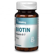 Vitaking biotin b7-vitamin tabletta 100db