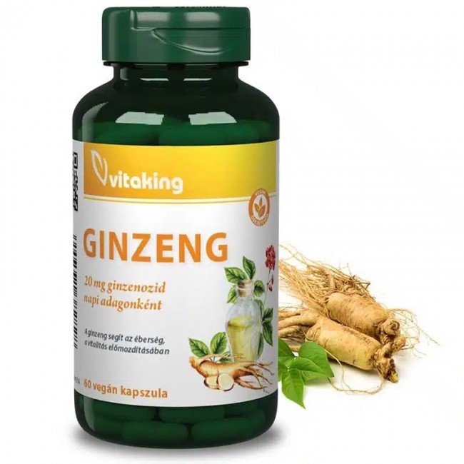 Vitaking Ginzeng kivonat 100mg kapszula 60db