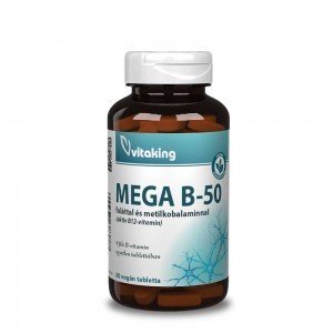 Vitaking mega b-50 vitamin tabletta 60db