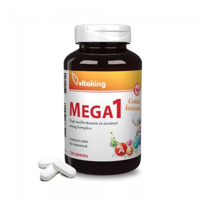 Vitaking Mega1 multivitamin tabletta 120db