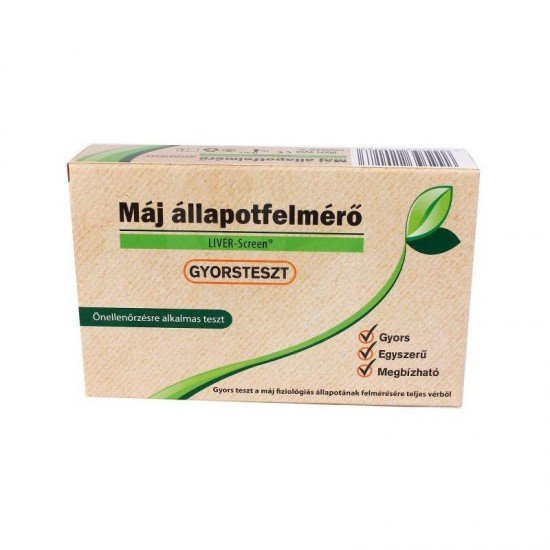 Vitamin station gyorsteszt máj állapotfelmérő 1db Vitamin station gyorsteszt máj állapotfelmérő 1db