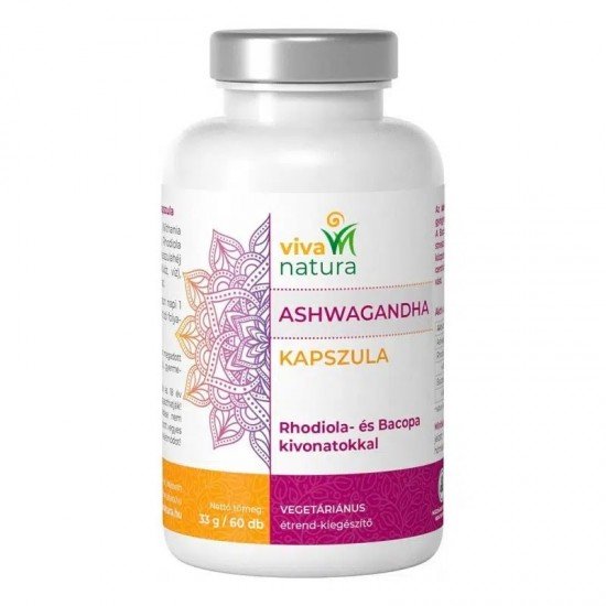 Viva natura ashwaganda kapszula 60db Viva natura ashwaganda kapszula 60db