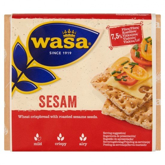 Wasa ropogós kenyérke szezámos 200g 