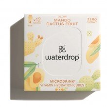 Waterdrop microdrink glow mangó, kaktuszgyümölcs, sárgabarack 12db