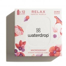 Waterdrop microdrink relax hibiszkusz, acerola, málna ízesítéssel 12db
