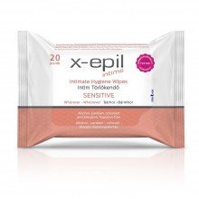 X-epil intim törlőkendő sensitive 20db