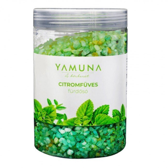Yamuna tégelyes fürdősó citromfüves 1000g