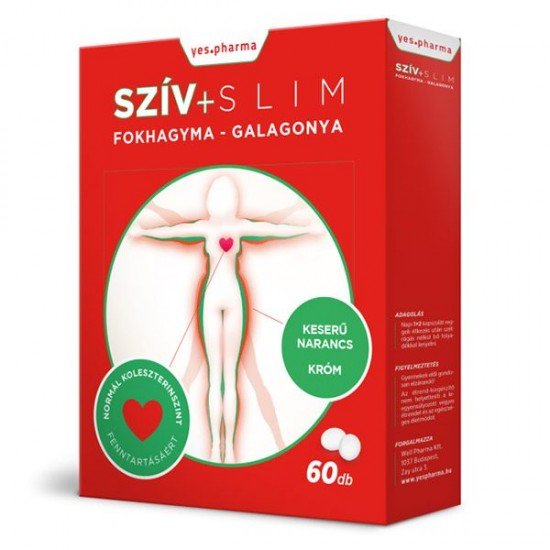 Yespharma szív+slim tabletta 60db Yespharma szív+slim tabletta 60db