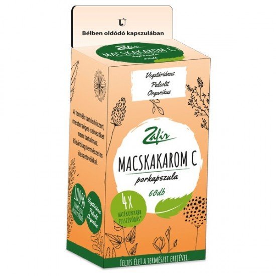 Zafír Macskakarom C Porkapszula 60db Zafír Macskakarom C Porkapszula 60db