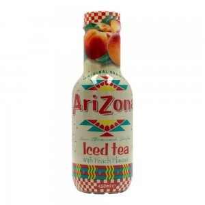 Arizona fekete tea barack 450ml