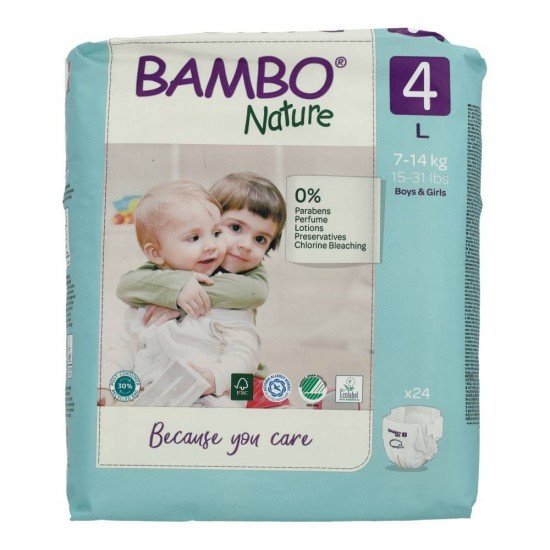 Bambo nature 4 pelenka 24db Bambo nature 4 pelenka 24db