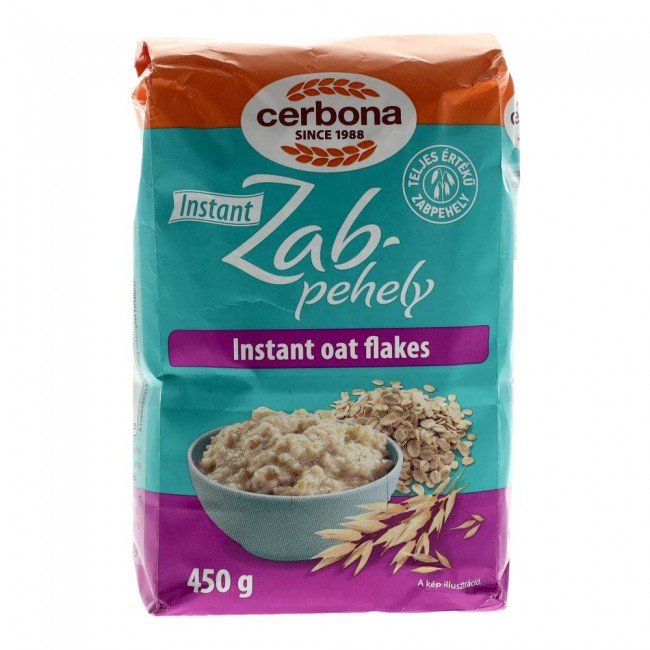 Cerbona zabpehely instant 450g