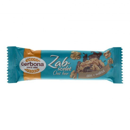 Cerbona zabszelet diós 40g