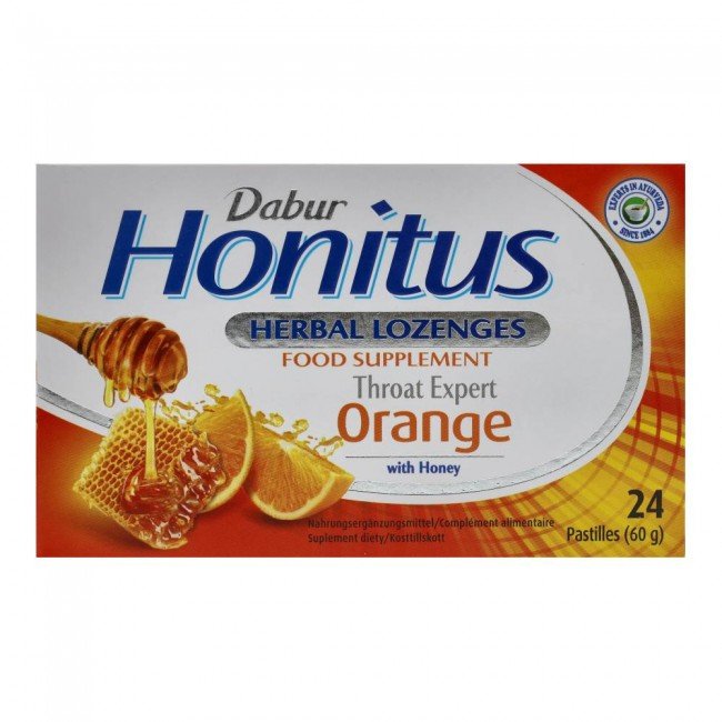 Dabur honitus szopogató tabletta orange 24db