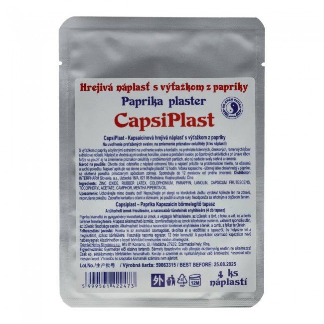 Dr.chen paprika bőrmelegítő tapasz 4db