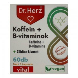 Dr.Herz koffein-b-vitamin kapszula 60db