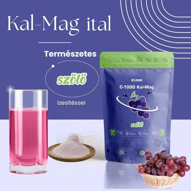 Dr.Lenkei C-1000 Kal-Mag Szőlő 420g