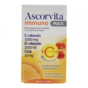 Dr.theiss ascorvita immuno max tabletta 30db Dr.theiss ascorvita immuno max tabletta 30db
