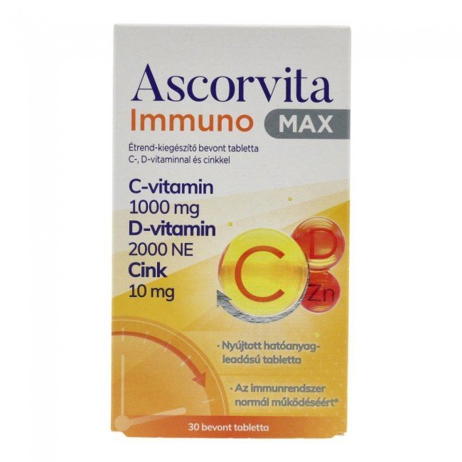 Dr.theiss ascorvita immuno max tabletta 30db