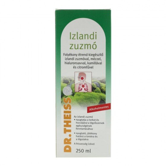 Dr.theiss izlandi zuzmó folyékony étrend-kiegészítő 250ml Dr.theiss izlandi zuzmó folyékony étrend-kiegészítő 250ml