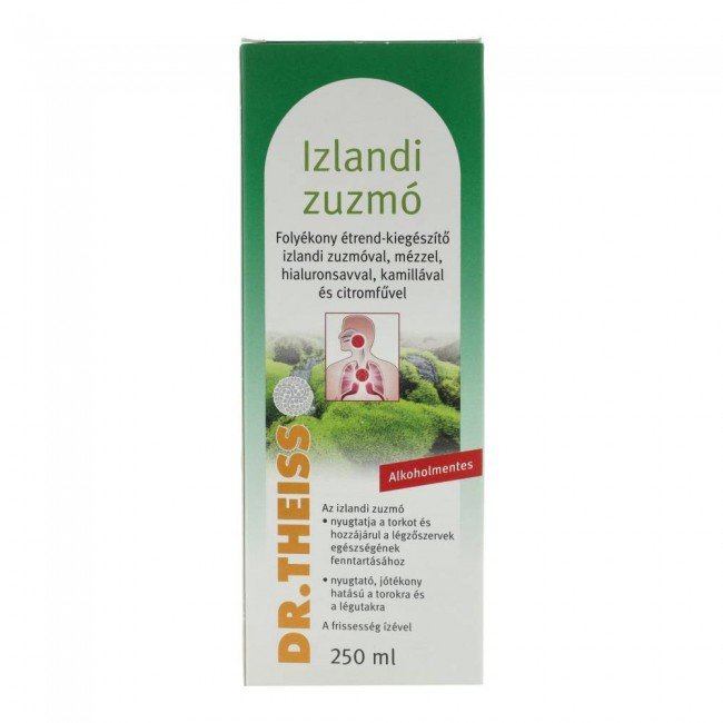 Dr.theiss izlandi zuzmó folyékony étrend-kiegészítő 250ml