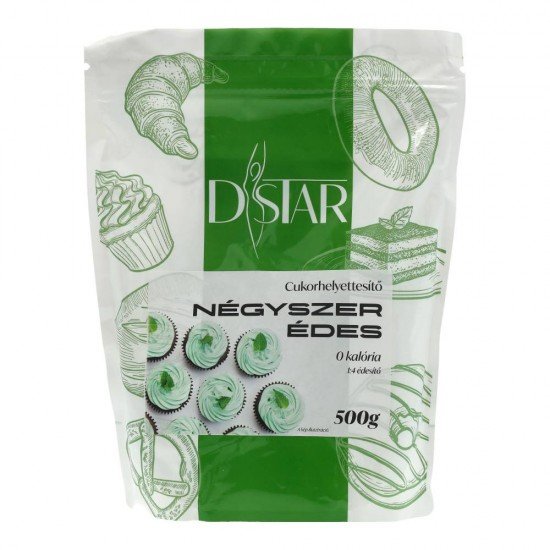 Dstar négyszer édes eritrit alapú 500g