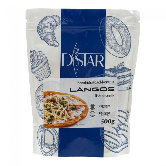 Dstar szénhidrátcsökkentett lángos lisztkeverék 500g