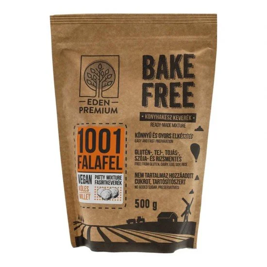 Eden premium bake free 1001 falafel fasírt keverék köleses 500g Eden premium bake free 1001 falafel fasírt keverék köleses 500g
