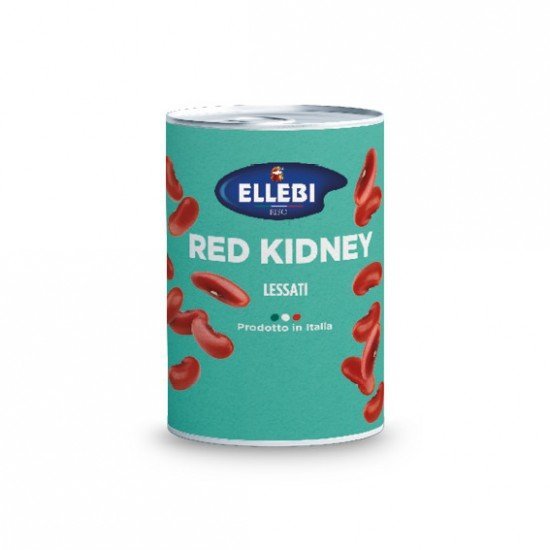 Ellebi előfőzött vörös kidney bab konzerv 400g Ellebi előfőzött vörös kidney bab konzerv 400g