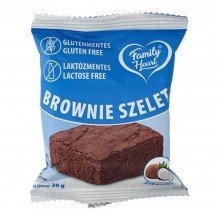 Family heart brownie szelet kókuszos 30g