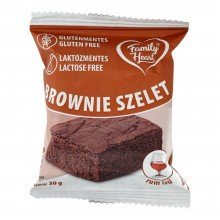 Family heart brownie szelet rum ízű 30g