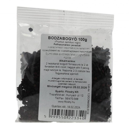Fitodry bodzabogyó 100g