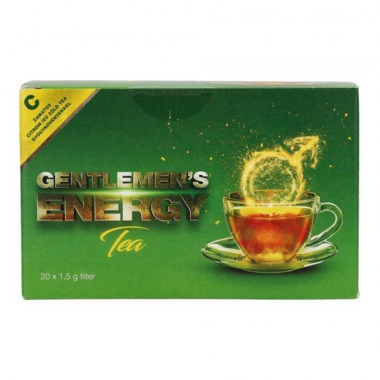 Gentlemens energy tea citrom 20filter